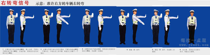 最新交警手势图解 最新交警手势图解