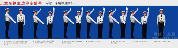 最新交警手势图解 最新交警手势图解
