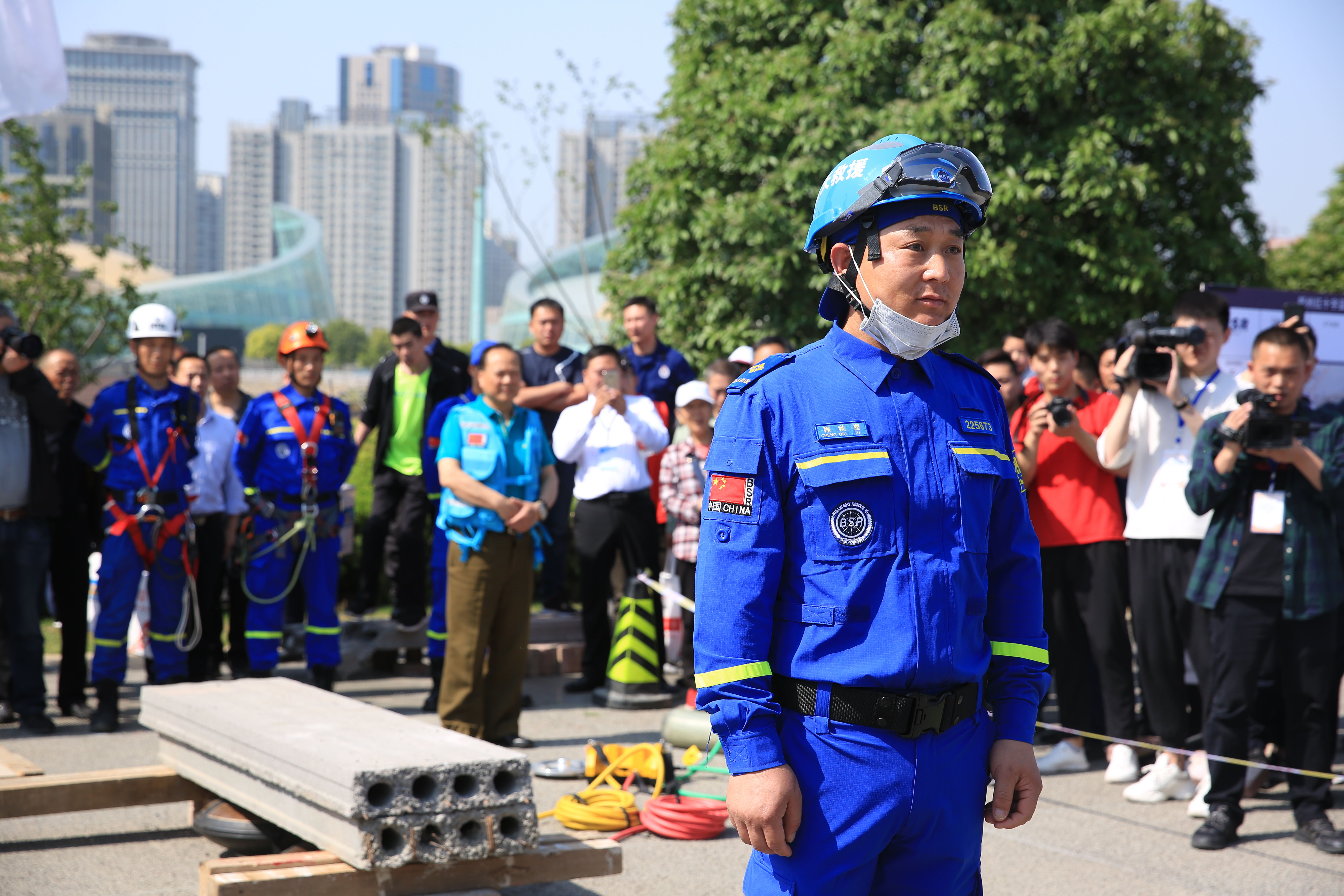 政安消防承办“河南省2019年5•12防灾减灾主题宣传演练”活动