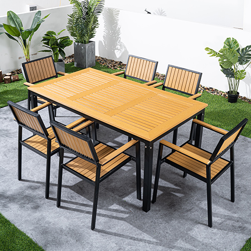 Plastic wood table set / Пластиковый деревянный набор стола