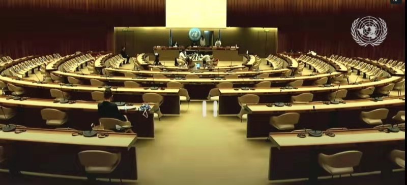 Zhang Xiaoyu made a video speech at the 47 th session of the UN Human Rights Council Zhang Xiaoyu made a video speech at the 47 th session of the UN Human Rights Council