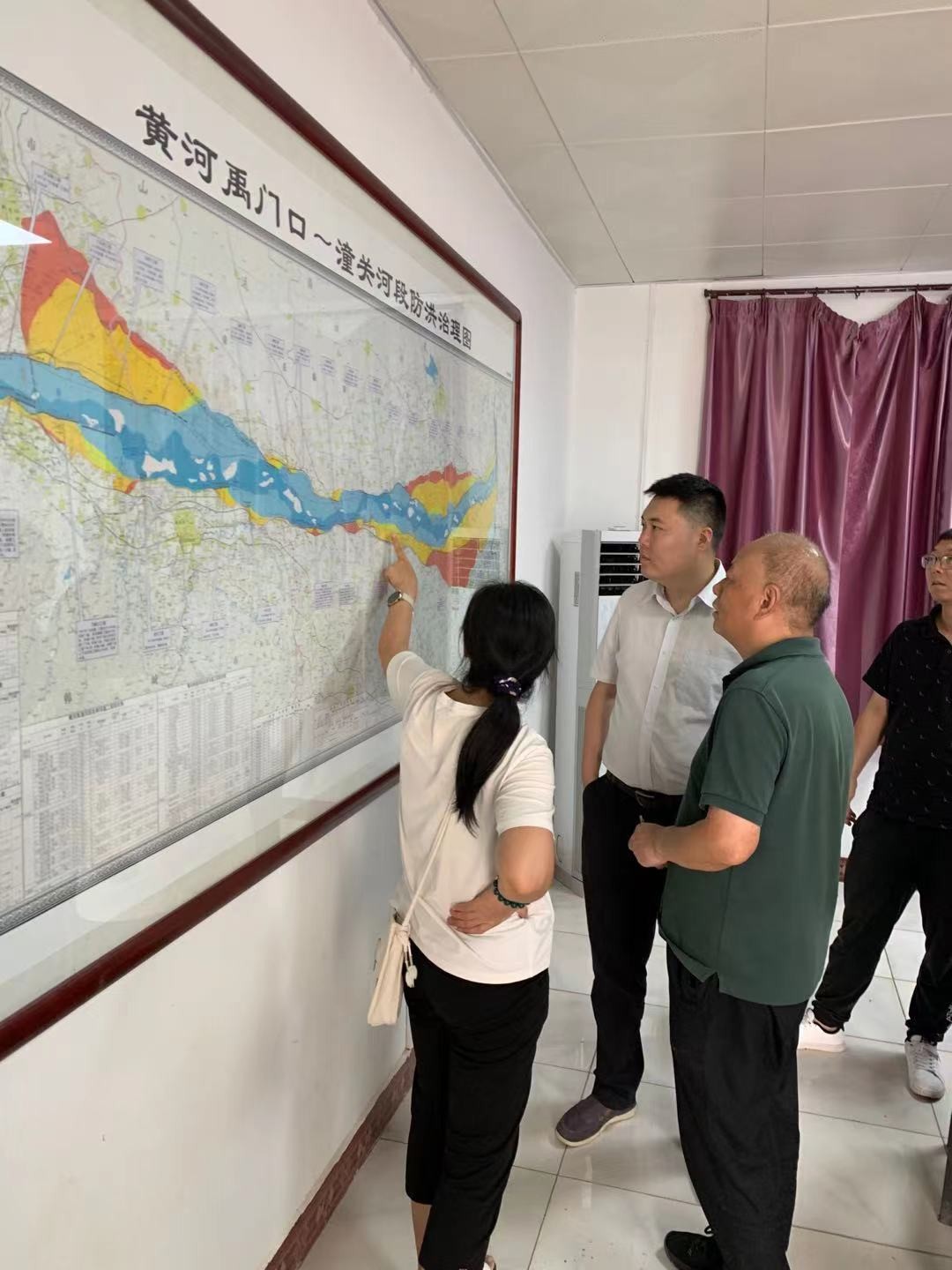 李信总经理调研黄河禹潼段“十三五”治理工程（陕西侧）