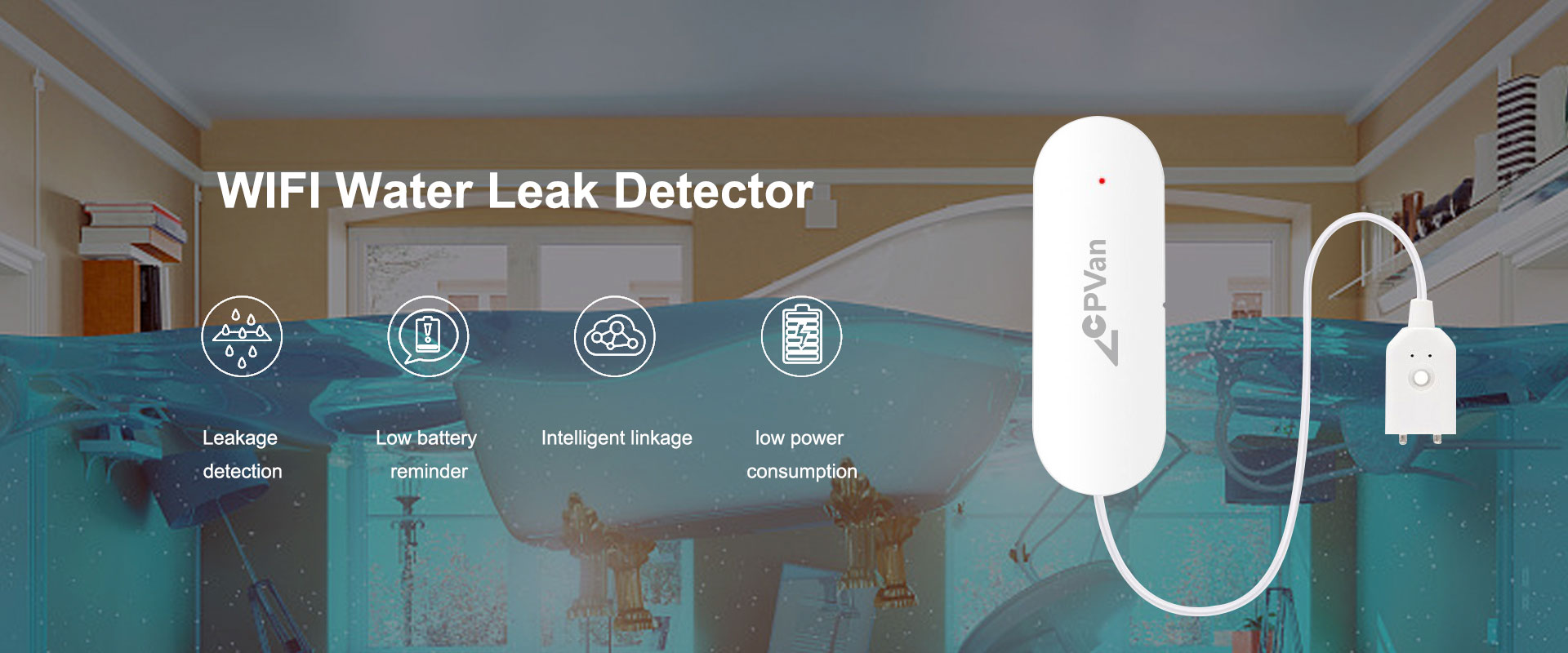 WIFI Water Leak Sensor