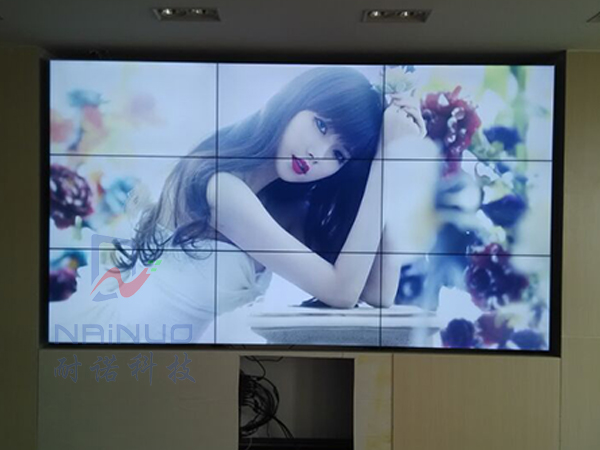 江苏中信银行泰州分行会议液晶拼接电视墙显示屏项目