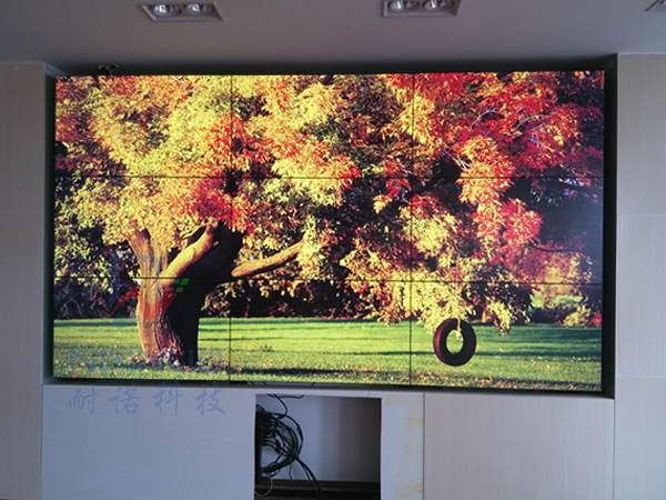 江苏中信银行泰州分行会议液晶拼接电视墙显示屏项目