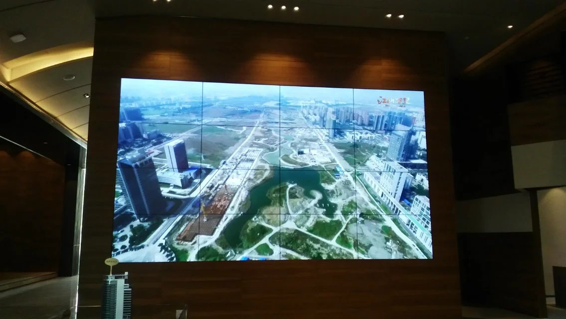 宁波江山万里置业售楼处液晶拼接屏系统建设