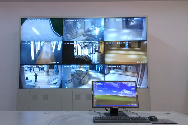 山东齐鲁酒地文化城旅游景区监控中心液晶拼接屏监控显示墙系统