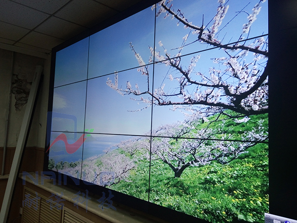 黑龙江哈尔滨铁路局车辆管理中心视频会议液晶拼接显示屏项目
