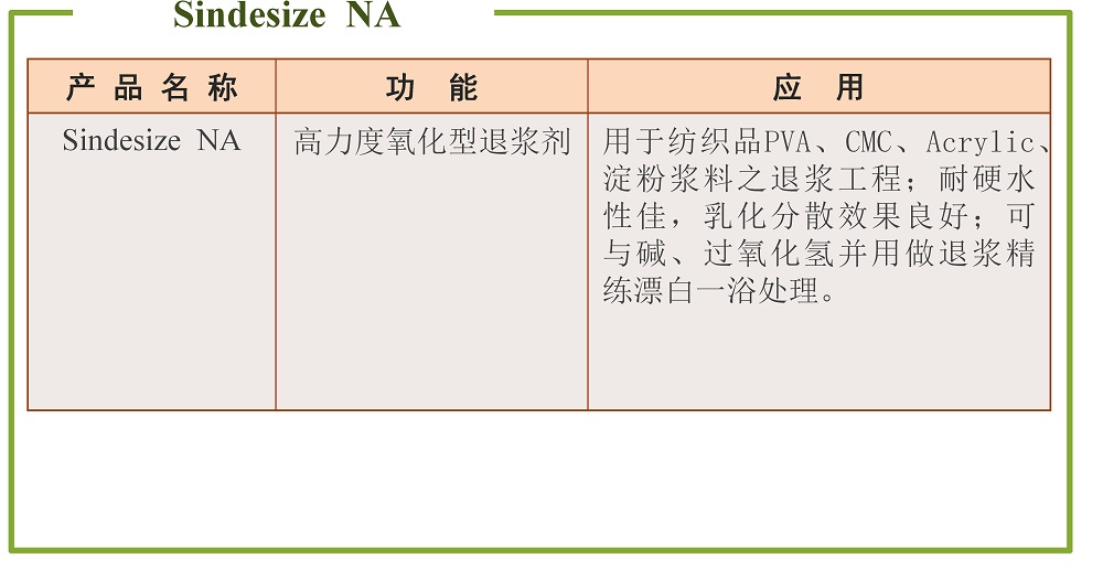 氧化型退浆剂