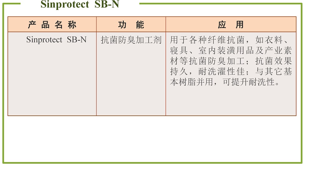 卫生防护整理剂