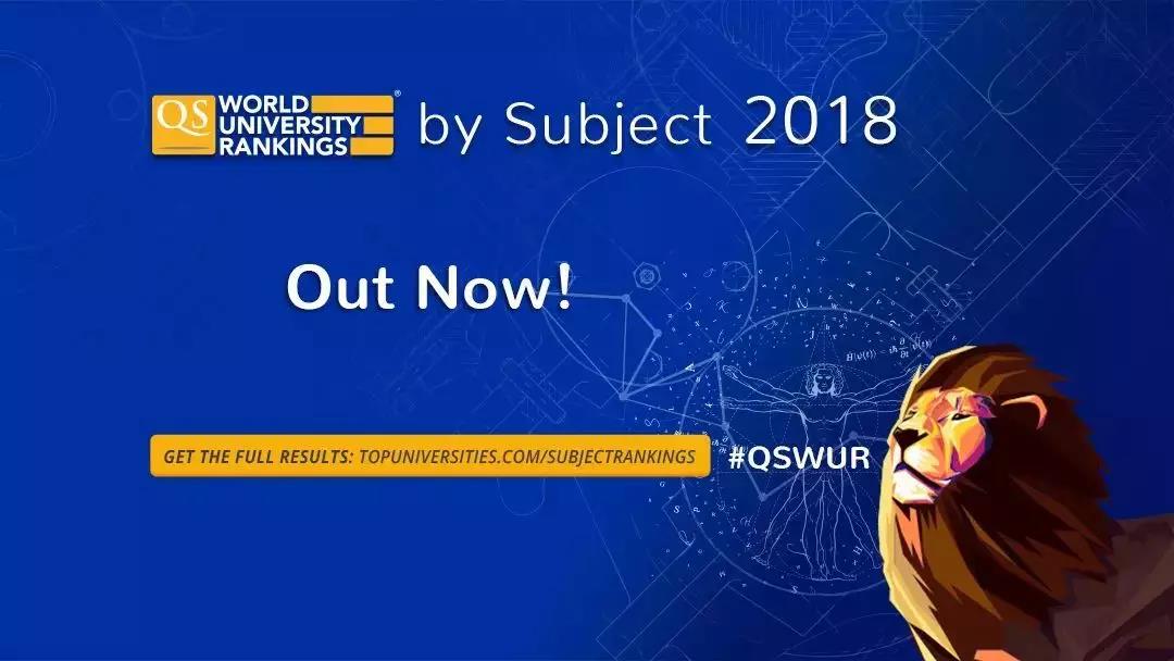 2018第一榜|QS世界大学学科排名出炉,昆士兰大学表现优异! 2018第一榜|QS世界大学学科排名出炉,昆士兰大学表现优异!