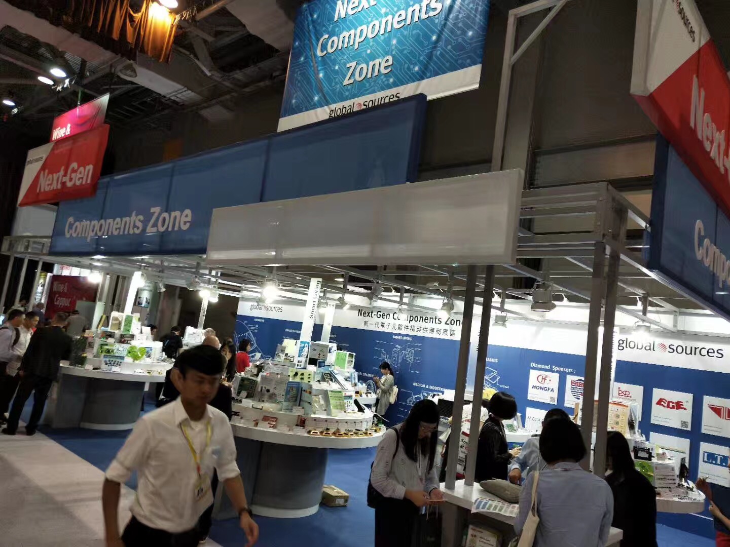 鑫宝达无芯直流电机和无刷直流电机在香港亚洲国际博览中心展出！