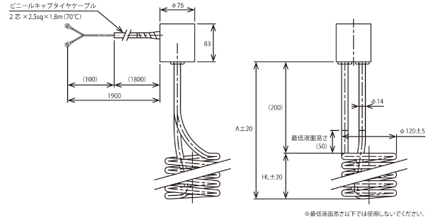 SAKAGUCHI药用加热器PTFE