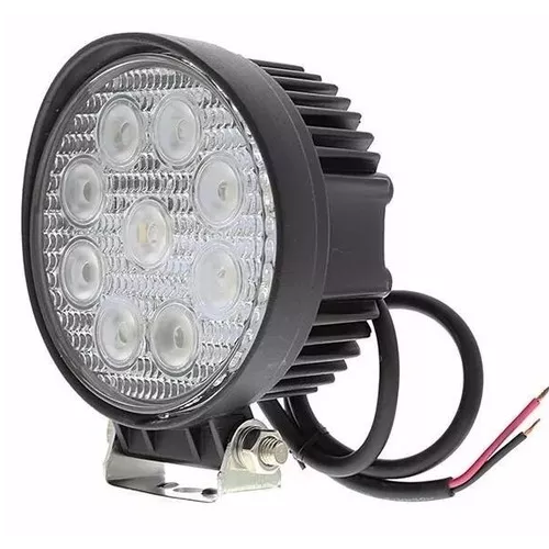 Farol De Milha Led Redondo 9LR27W