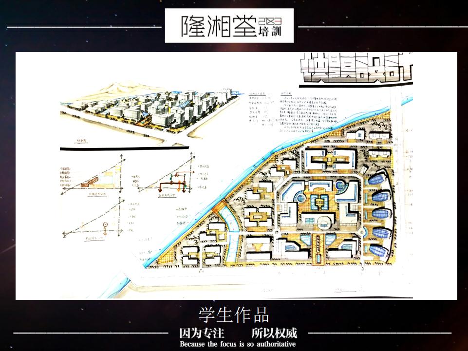 城市规划快题学生作品