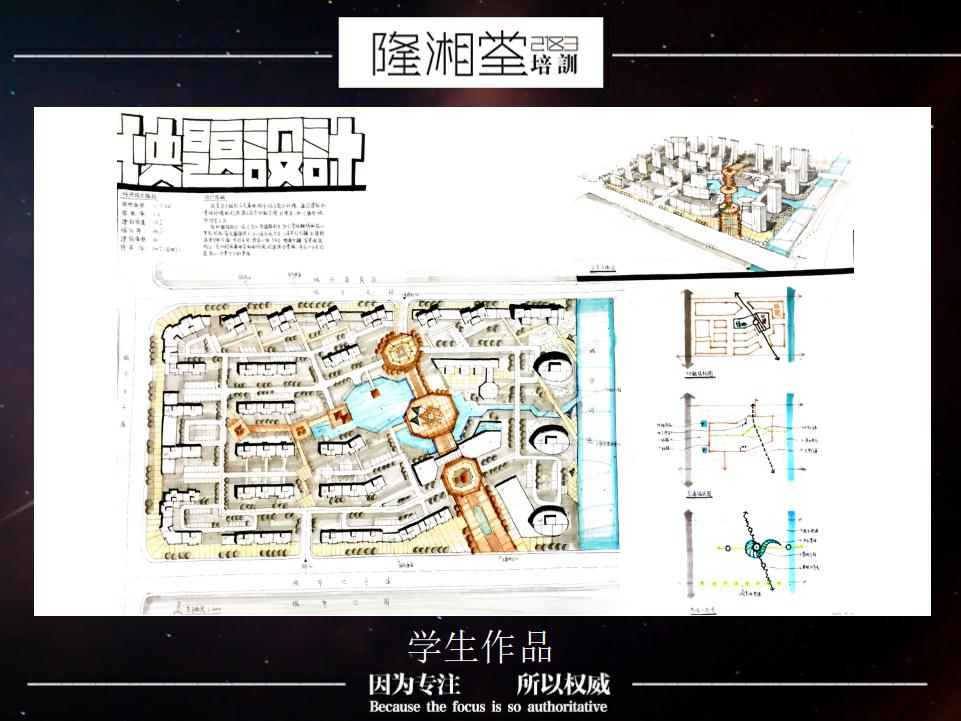 城市规划快题学生作品