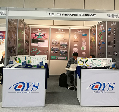 DYS fiber first time join The Broadband World Forum in Messe, Berlin.