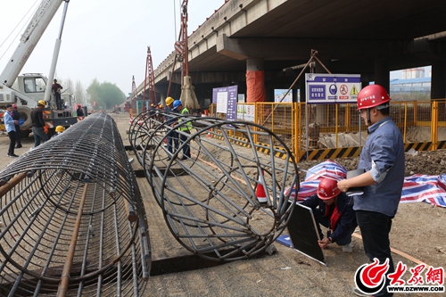 京沪高速临沂段改扩建工程首桩灌注完成 2021年6月交工
