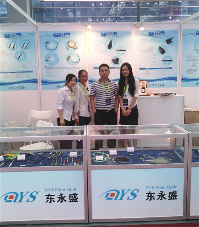 DYS Fiber Optic Patch Cord in the International Optoelectronic Exposition as a bright spot