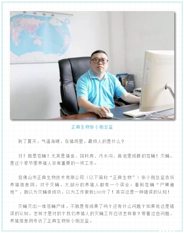 99%的养猪人都错了！专家告诉你真正对的灭蝇方法！