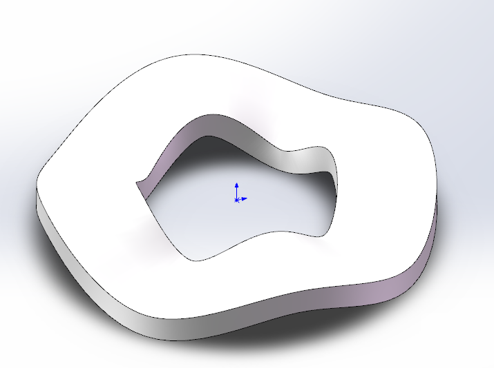 SOLIDWORKS波形垫圈制作