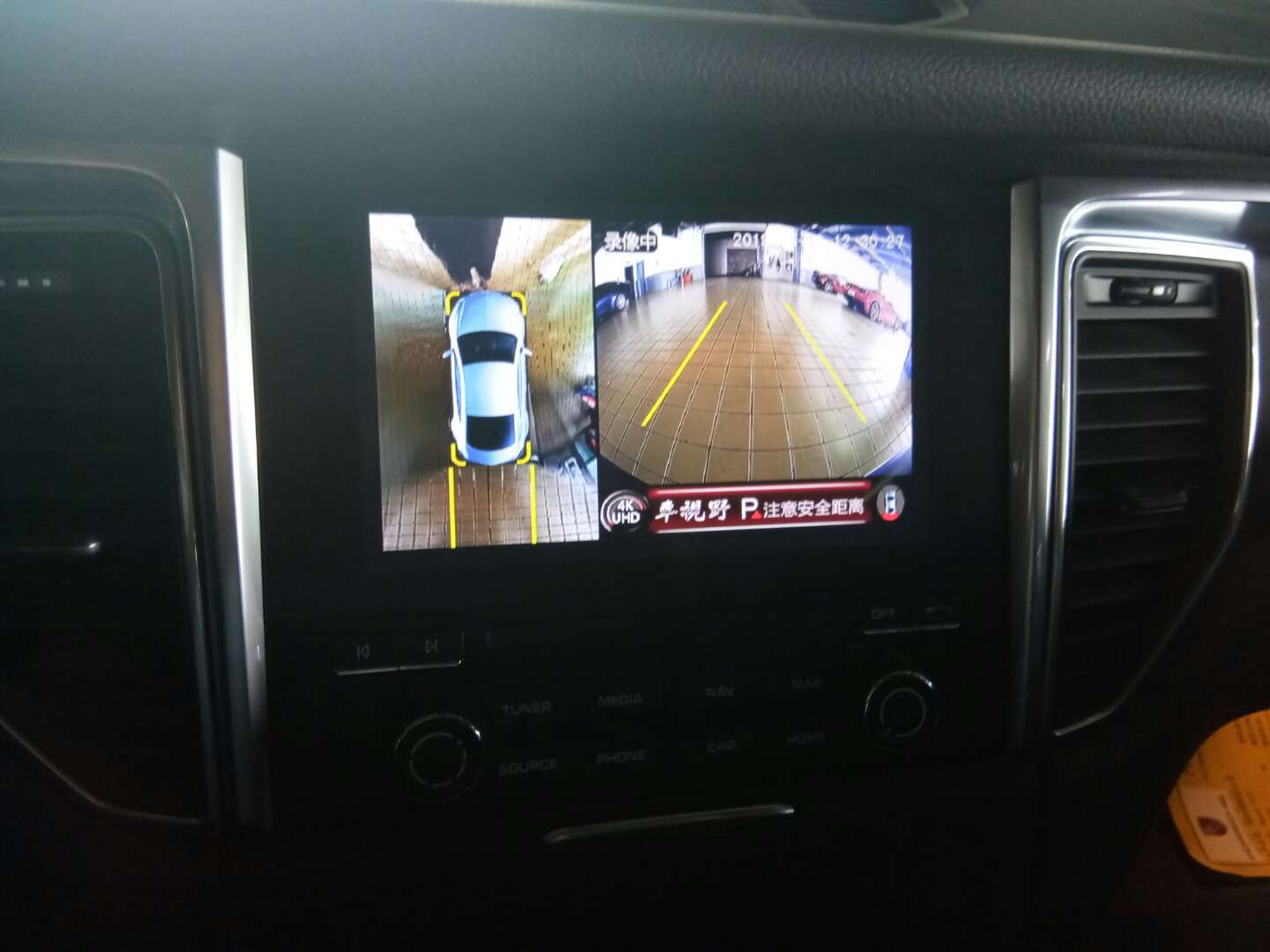 保时捷Macan安装车视野360度全景案例