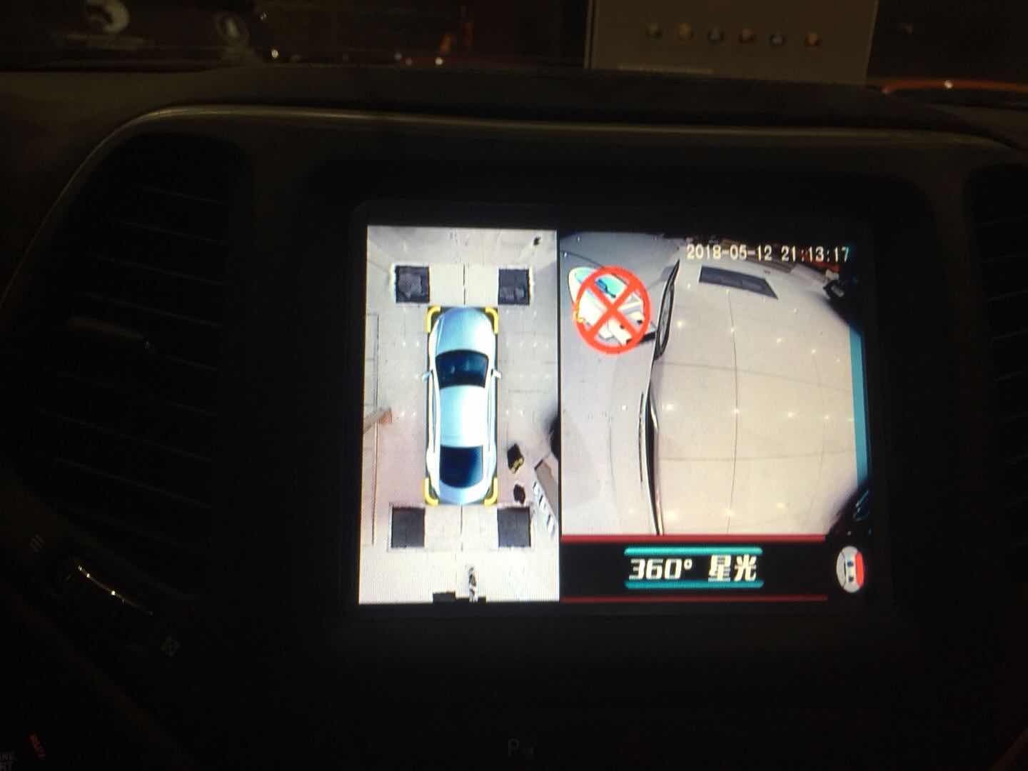 Jeep自由光安裝車視野360度全景行車記錄儀案例    