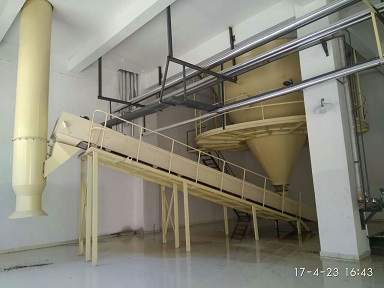 10吨/小时洗衣粉生产线顺利完成安装