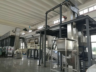 公司2套新型洗衣粉后配线顺利交付