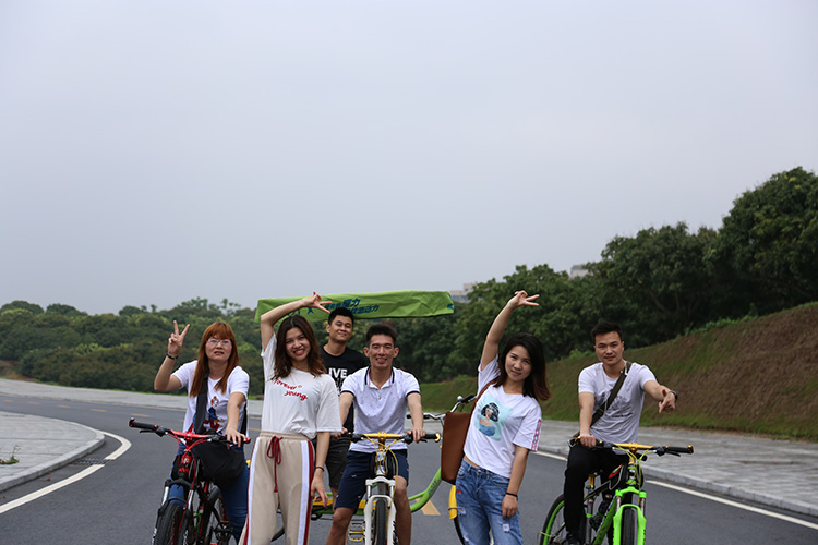 Anet Sales department rides to go outing Anet Sales department rides to go outing