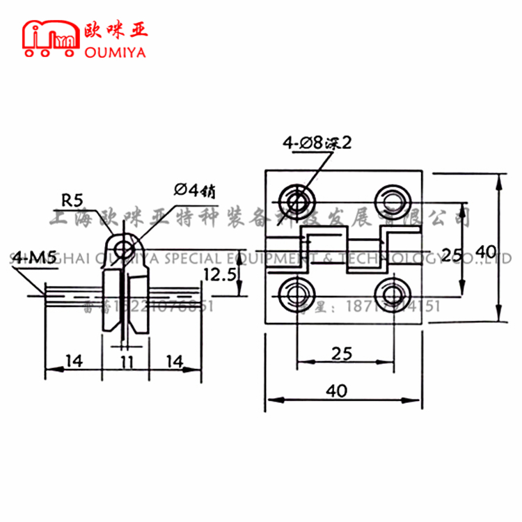 锌合金柜门铰链 077040CZ