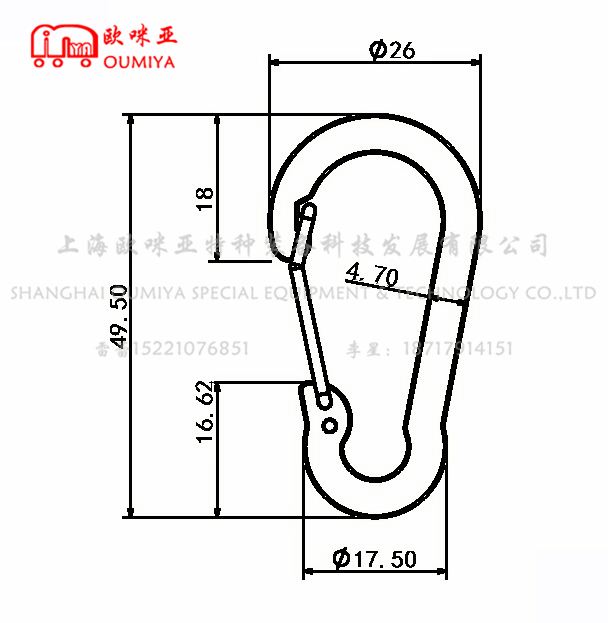 拉紧器配件 葫芦扣 084049AA