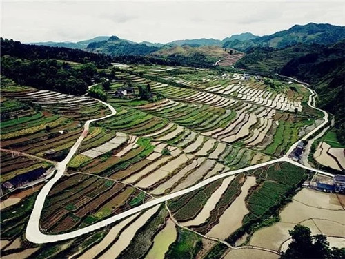 酉阳龙甲梯田:绘出醉美的大地曲线 酉阳龙甲梯田:绘出醉美的大地曲线