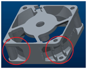 成功应用Moldex3D 改善散热风扇支架变形问题