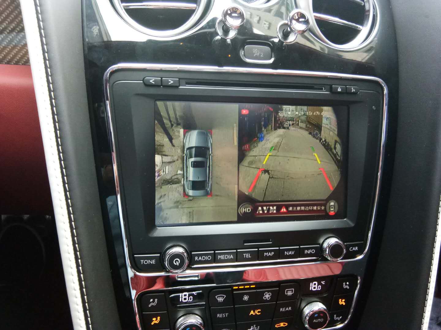 賓利歐陸安裝車視野360度全景行車記錄儀案例