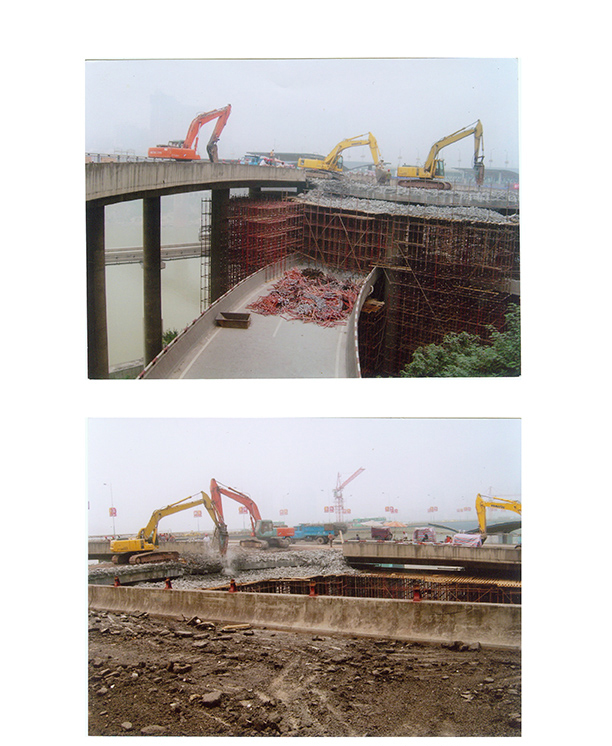 重庆市渝中区牛角沱立交桥拆除