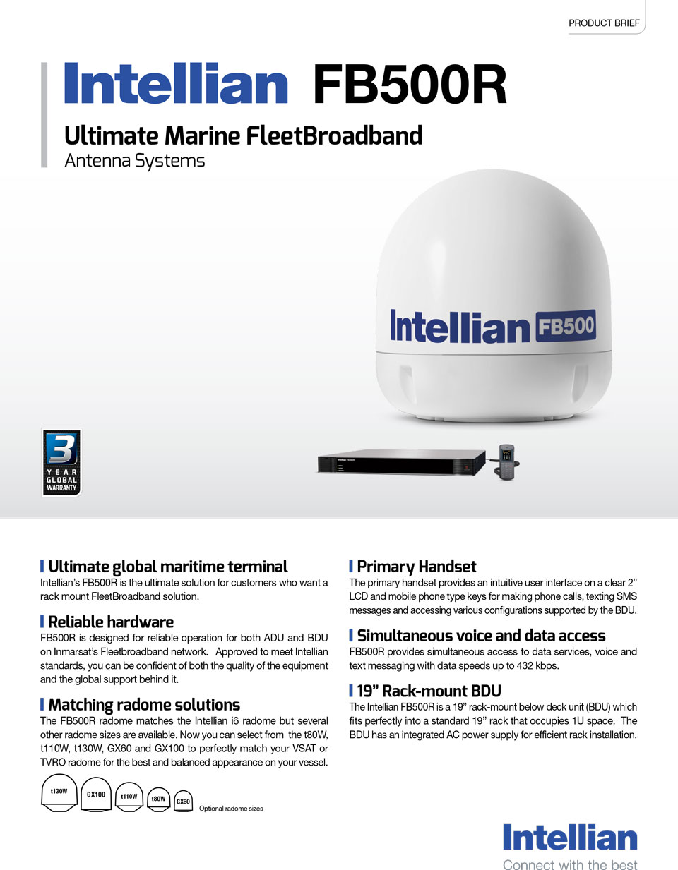 Intellian Fleetbroadband FB500R