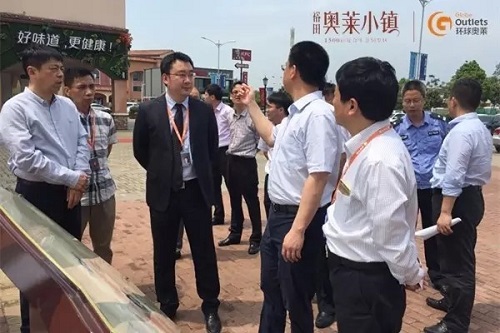 Secretary Kong Yucheng leads to make a spot inspection over Globe Outlets
