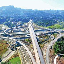 2017年3月仪陇县新政至马鞍公路改扩建工程