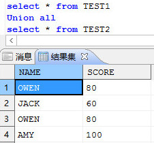 【干货分享】DM7中集合操作符的运用 【干货分享】DM7中集合操作符的运用