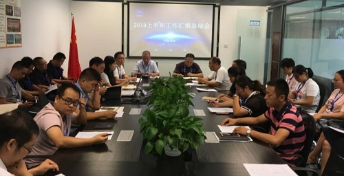 集团公司召开上半年工作汇报总结会