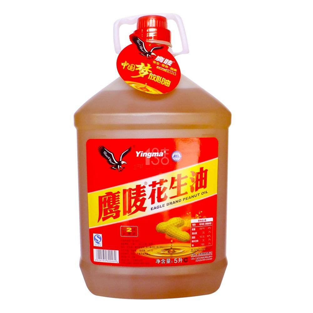 鹰唛花生油5l*1桶