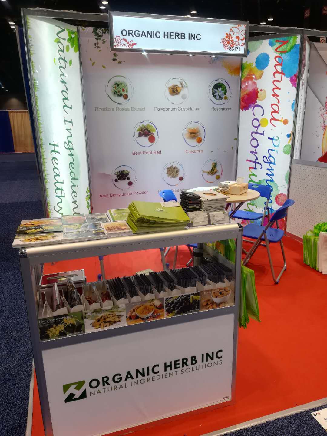 Organic Herb Inc attend IFT Exhibition