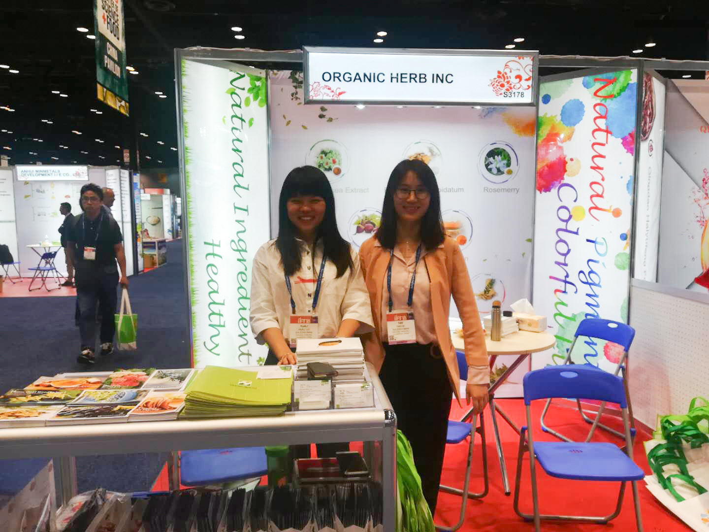 Organic Herb Inc attend IFT Exhibition