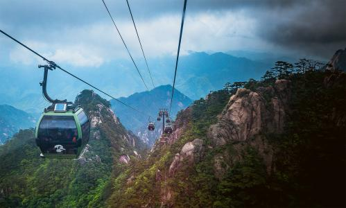 登黃山，天下無山