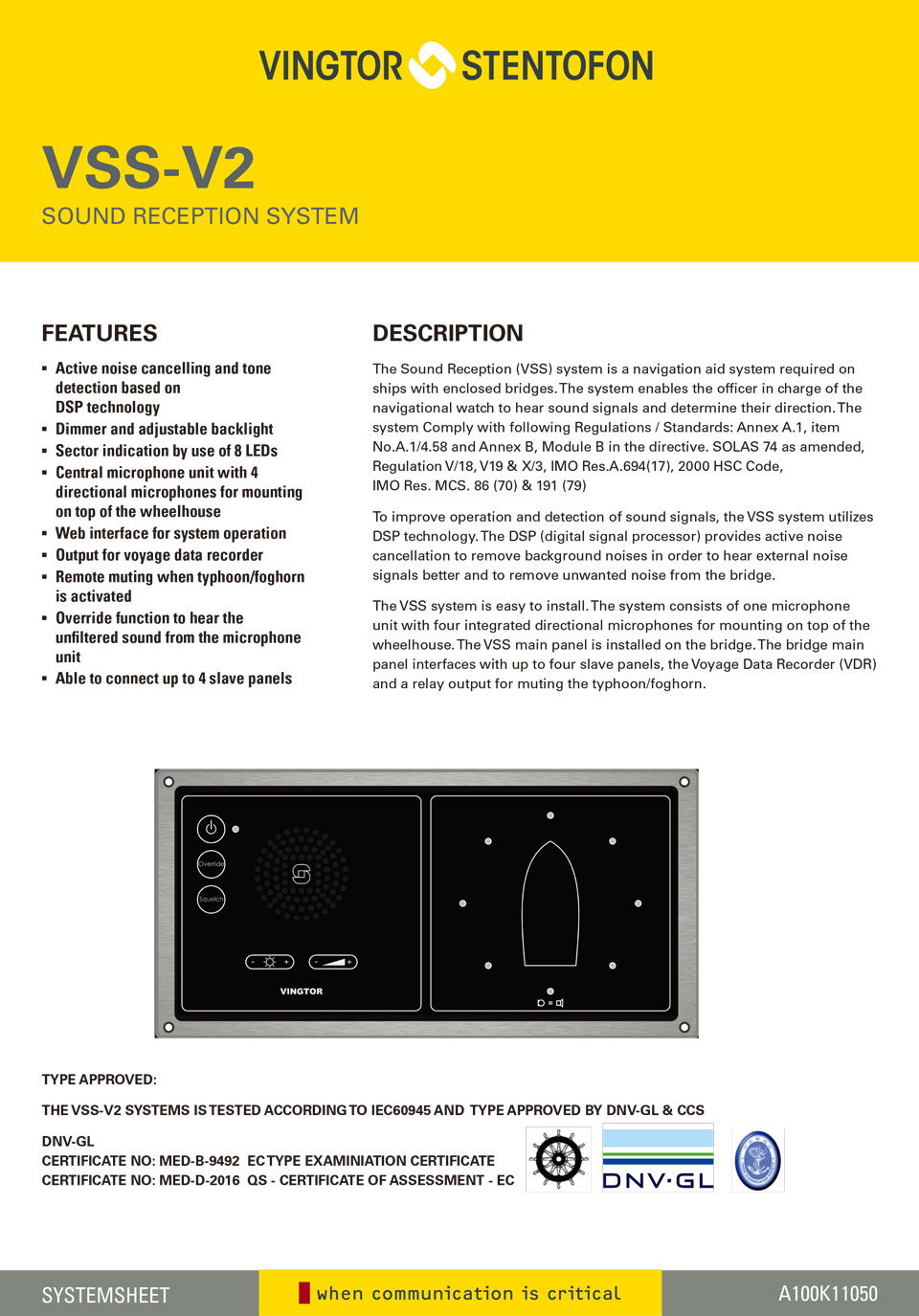 VSS-V2 Sound Reception System