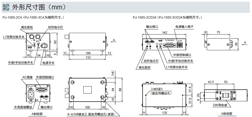 点光源专用模拟电源PJ系