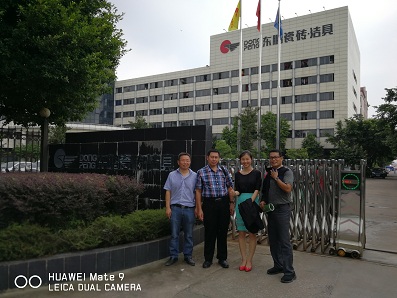 In July, many foreign customers visited our company