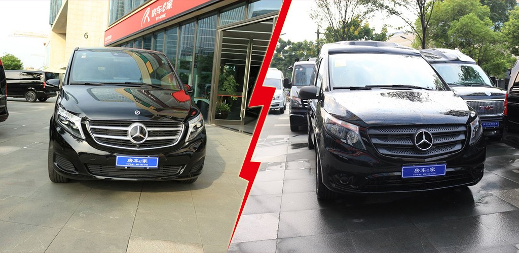 7座奔驰商务车，奔驰威霆PK奔驰v级