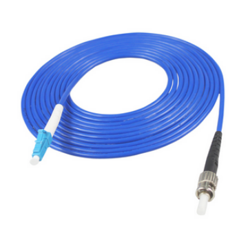 Armoured  LC/PC to ST/UPC Fiber  Patch  Cord